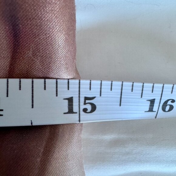 Jacques Vert Beige Brown Shimmer Floral Cocktail Dress - Picture 10 of 12